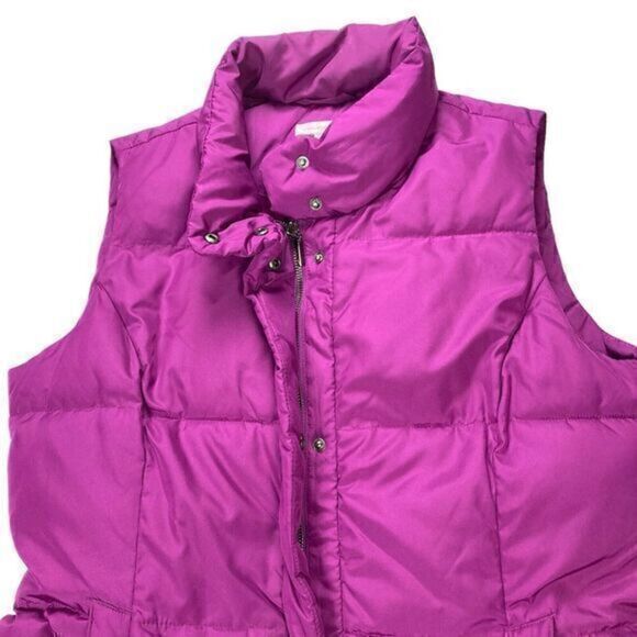 Charter Club Puffer Vest Jacket Womens Large Zip Front Sporty Hiking Windbreaker - Picture 4 of 15